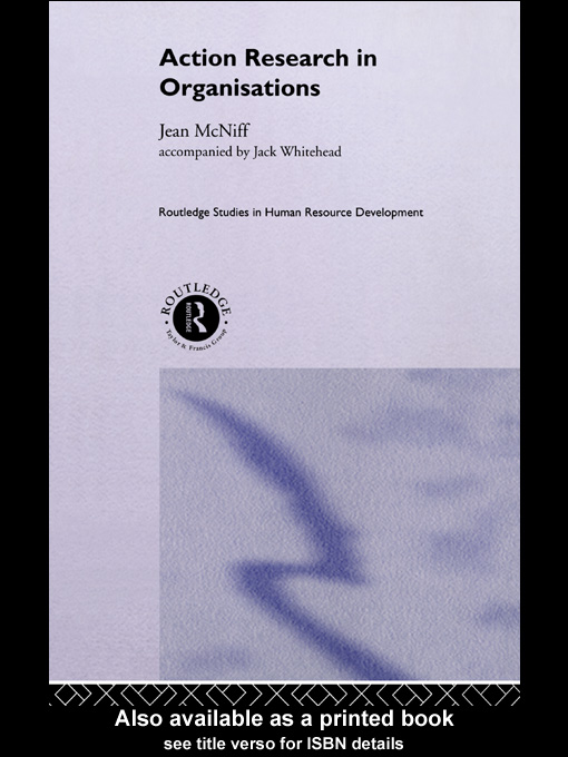 Title details for Action Research in Organisations by Jean  McNiff - Available